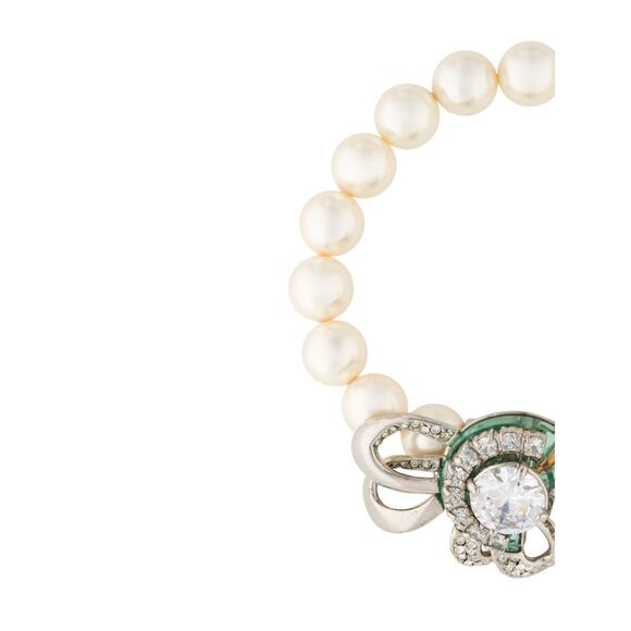 ❤️Miu Miu Faux Pearl & Crystal Bracelet❤️ - Picture 2 of 2